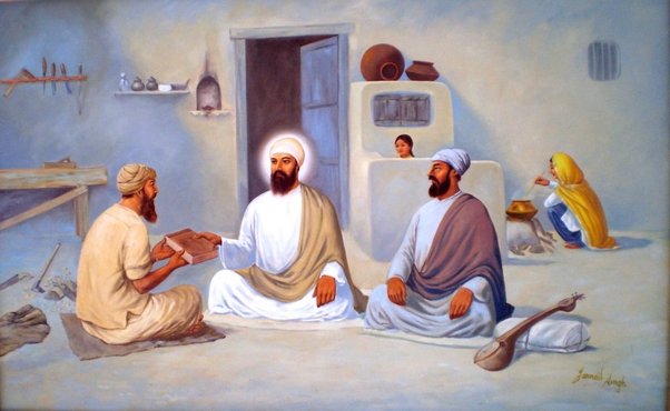 Gurunanak with students hindi short stories