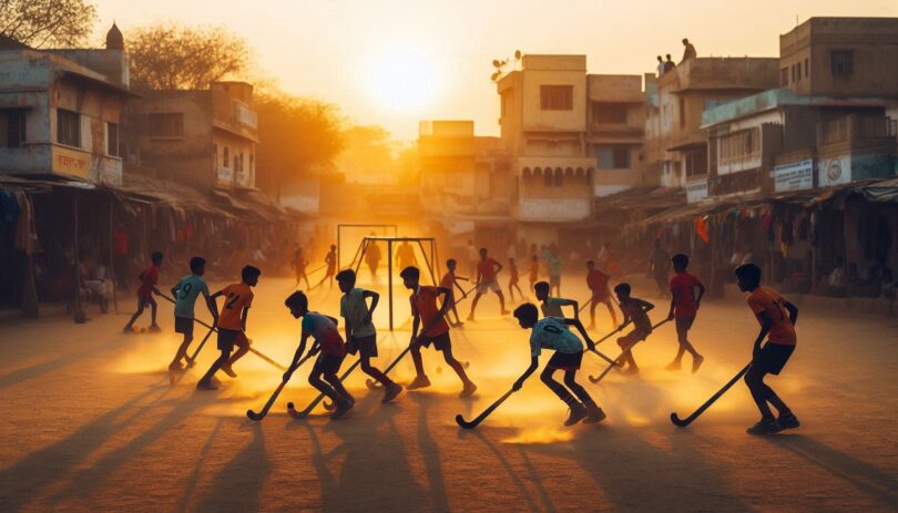 Hockey Match ka aankhon dekha haal par ek hindi nibandh