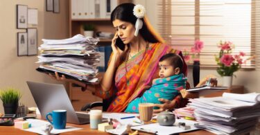 problems of working lady in india par ek hindi nibandh