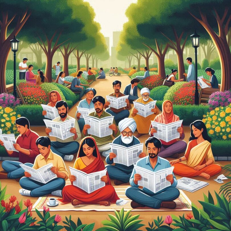 Importance of newspaper in human life an hindi essay