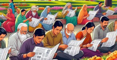 bharat me samachar patron ki ahamiyat par ek hindi nibandh