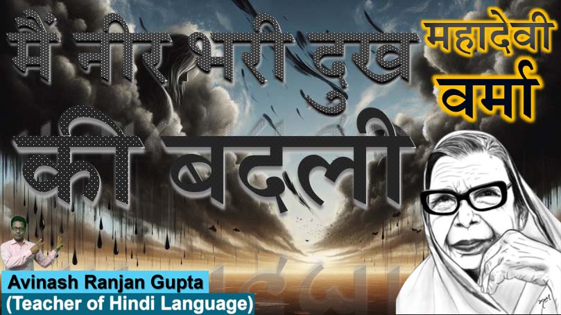 Main Neer Bhari Dukh Ki Badali By Mahadevi Verma The Best Explanation