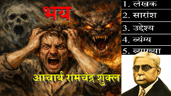 Bhay By Acharya Ramcgandra Shukla The best Explanation
